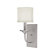 Capital Lighting Loft One Light Wall Sconce in Matte Nickel