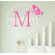 Alphabet Garden Designs Butterfly Dots Monogram Wall Decal