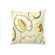Jiti Pillows Hosta Lily Cotton Square Pillow in Celedon