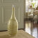 PoliVaz Mosaic Golden Shimmer Round Floor Vase