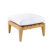 Kingsley Bate Mendocino Deep Seating Ottoman with Cushion