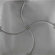 Daltile Urban Metals 2" x 2" Arc Decorative Dot in Stainless