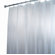 InterDesign EVA Frost Extra Long Chlorine Free Shower Curtain/Liner in White