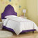 Skyline Furniture High Arc Micro-Suede Upholstered Bed