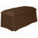 Skyline Furniture Tufted Skirted Bedroom Storage Ottoman