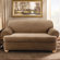 Sure-Fit Stretch Stripe Two Piece Loveseat T-Cushion Slipcover