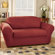 Sure-Fit Stretch Suede Separate Seat Loveseat Slipcover