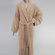 Linum Home Textiles Luxury Hotel & Spa Collection Herringbone Weave 100% Turkish Cotton Unisex Bathrobe