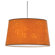 ILEX Lighting Jewel Drum Pendant with White Cord