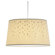 ILEX Lighting Jewel Drum Pendant with White Cord