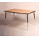 Ironwood Rectangular Tapered Leg Table