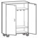 Ironwood 2000 Series Coat Storage Mobile Cabinet