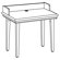 Ironwood Vision Series Reference Study Carrel