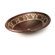 D'Vontz Silver Etched Floral Oval Copper Undermount Sink