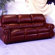Omnia Furniture Cordova Leather Full Sleeper Sofa