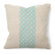 Villa Home Illusion Pillow in Link Turquoise Embroidered