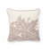 Villa Home Illusion Flora Pillow in Purple Embroidered