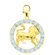EZ Charms 14K Yellow Gold Diamond Zodiac - Leo Charm