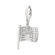 EZ Charms Diamond American Flag Charm