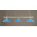 Toltec Lighting 3 Light Square Kitchen Island Pendant