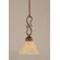 Toltec Lighting Swan 1 Light Mini Pendant