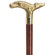 Harvy Alligator Solid Cast Brass Handle Cane