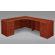 DMI Office Furniture Fairplex Right Executive Corner Desk with Grommet Holes