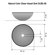 Dreamline Modern Glass 23" Clear Simplicity Corner Vanity
