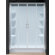 Dreamline Visions Sliding Door Shower Set with 30" x 60" Amazon Base and Left Drain
