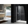 Dreamline Aqua Hinged Shower Door and Amazon Base Kit with Left Drain