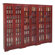 Leslie Dame Enterprises Glass Door High Capacity Multimedia Cabinet
