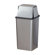 Witt Metal Series Wastewatchers 13 Gallon Stainless Steel Receptacle with Rigid Plastic Liner