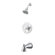 Estora Dual Control Complete Shower Faucet Set with Optional Tub Spout
