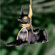 Design Toscano Anubis Egyptian Holiday Ornament in Faux Ebony and Gold