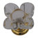 Whitehaus Collection Cabinetry Hardware Floral Shape Crystal Cabinet Knob