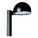 Deco Lighting 200W Sphere Post Mount Head in Bronze