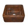 Native Trails, Inc. Cabana Hand Hammered Copper Apron Front Bar Sink