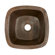 Native Trails, Inc. Small Square Hand Hammered Copper Bar Sink