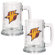 Great American Products NBA 15oz Glass Tankard 2 Piece Set - Primary Logo