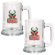 Great American Products NBA 15oz Glass Tankard 2 Piece Set - Primary Logo