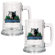 Great American Products NBA 15oz Glass Tankard 2 Piece Set - Primary Logo