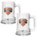 Great American Products NBA 15oz Glass Tankard 2 Piece Set - Primary Logo