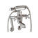 Rohl Cisal Double Handle Wall Mount Clawfoot Tub Faucet