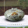 Global Pickings Natural Home Decor Sunshine Oval Vase in White and Silver