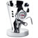 Bugatti 1050W Kaffeemaschine "Diva" in Schwarz matt / Chrom
