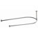 Sunrise U-Shaped Shower Curtain Rod