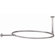 Sunrise Wall Mount Circular Shower Curtain Rod