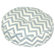 Greendale Home Fashions Zig Zag Fabric Round Floor Pillow