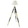 Authentic Models Surveyor's Tripod Lamp in Black and Ivory