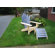 Ski Chair Snow Adirondack Chair and Ottoman